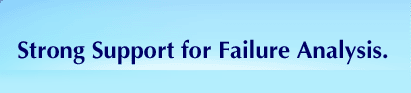 Strong Support for Failure Analysis.